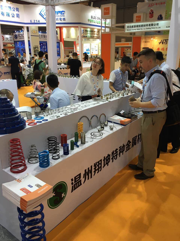 三和(hé)彈簧參加(jiā)上海國際(ji)泵管閥展(zhǎn)
