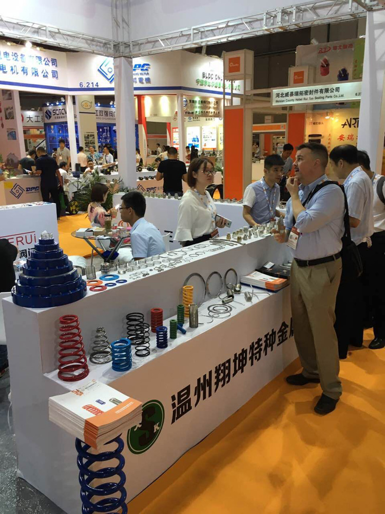 三和彈簧(huang)參加上海(hǎi)國際泵管(guan)閥展
